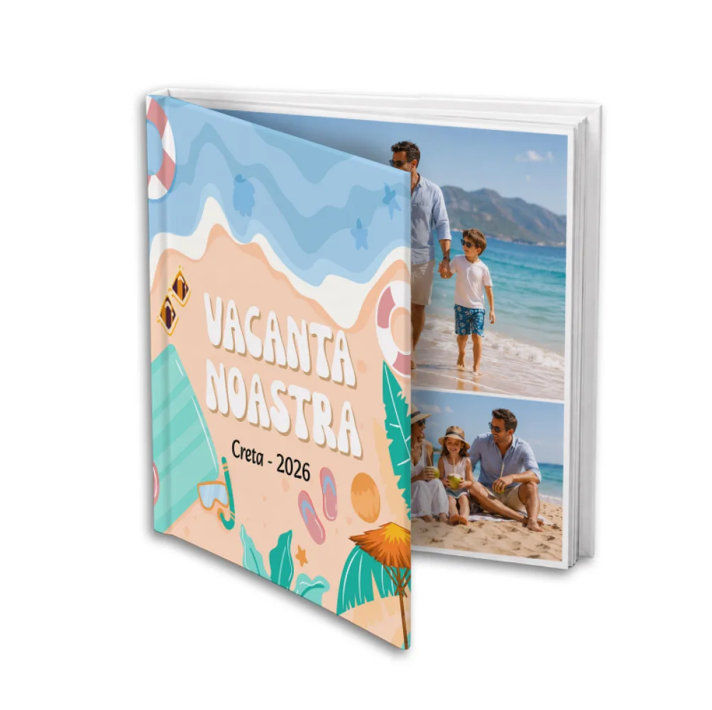 Album foto de vacanță la mare – Vacanța Noastră - Patrat