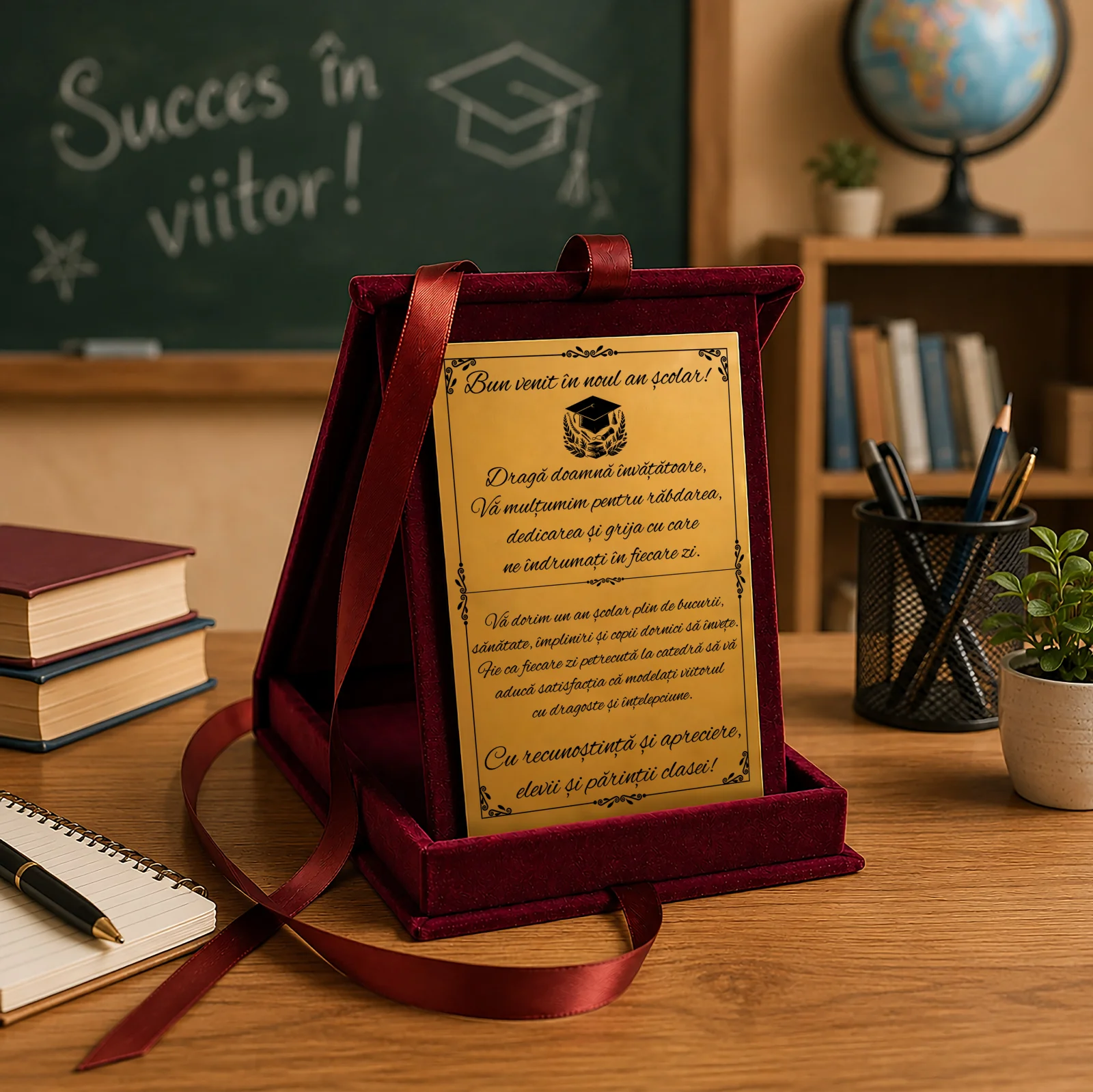 Trofeu Bun Venit in Noul An Scolar pentru Educatoare