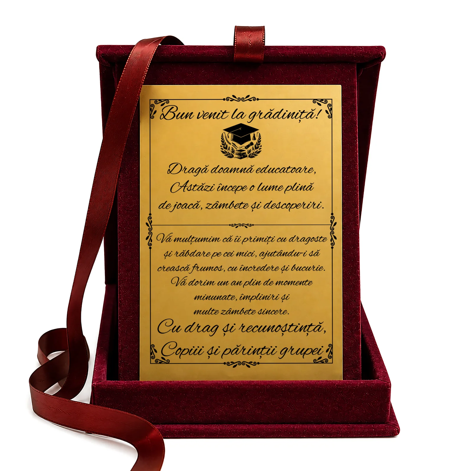 Trofeu Bun Venit la Gradinita pentru Educatoare