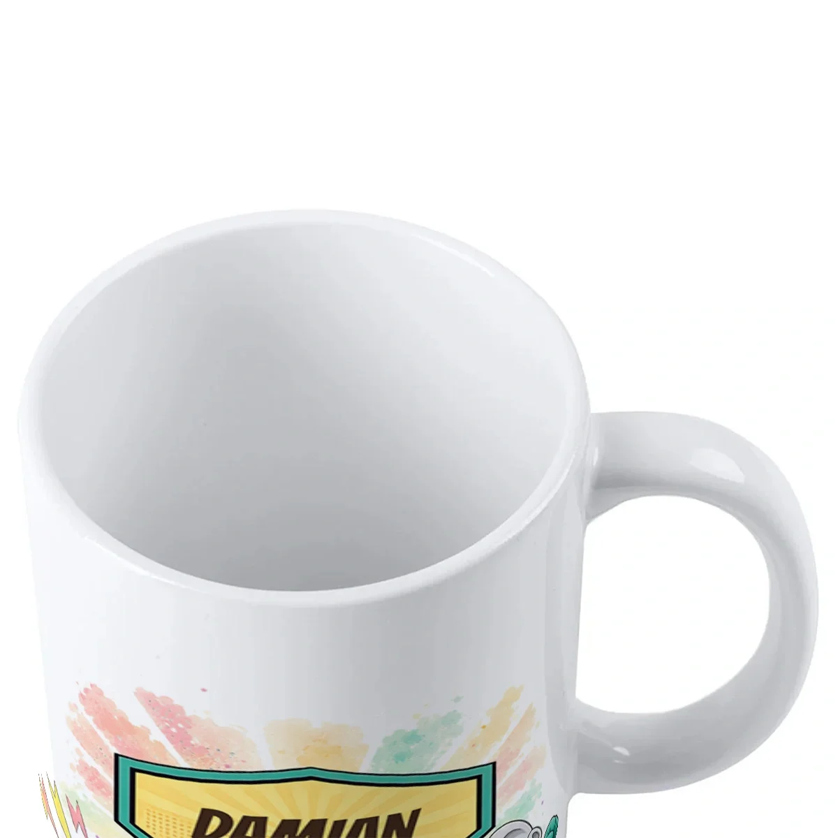 Cană ceramică personalizată pentru copii Elefănțelul cel Puternic - Super Kids