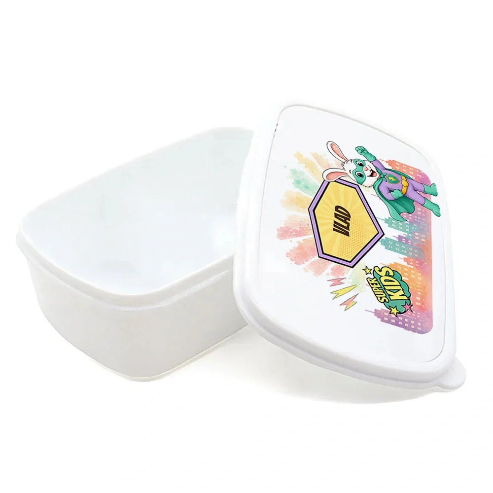 Cutie pentru prânz personalizată pentru copii Iepurașul cel Rapid - Super Kids