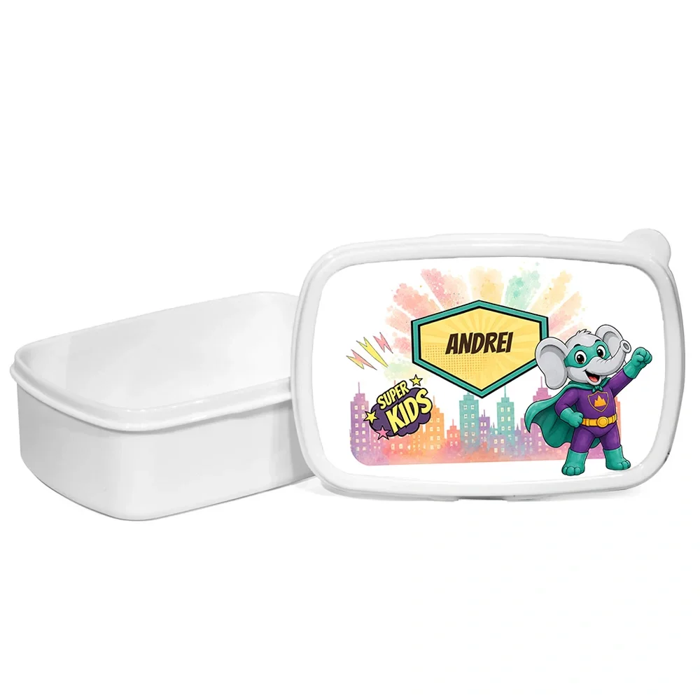 Set personalizat pentru copii Elefănțelul cel Puternic - Super Kids