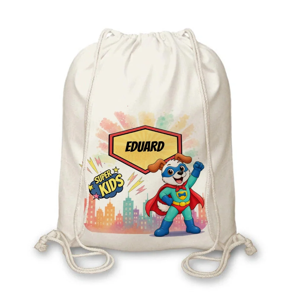 Set personalizat pentru copii Cățelul cel Curios - Super Kids
