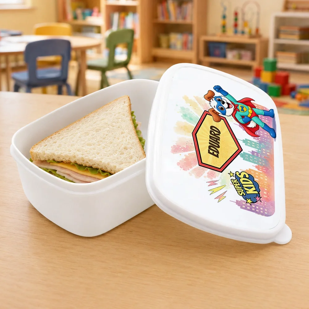 Set personalizat pentru copii Cățelul cel Curios - Super Kids