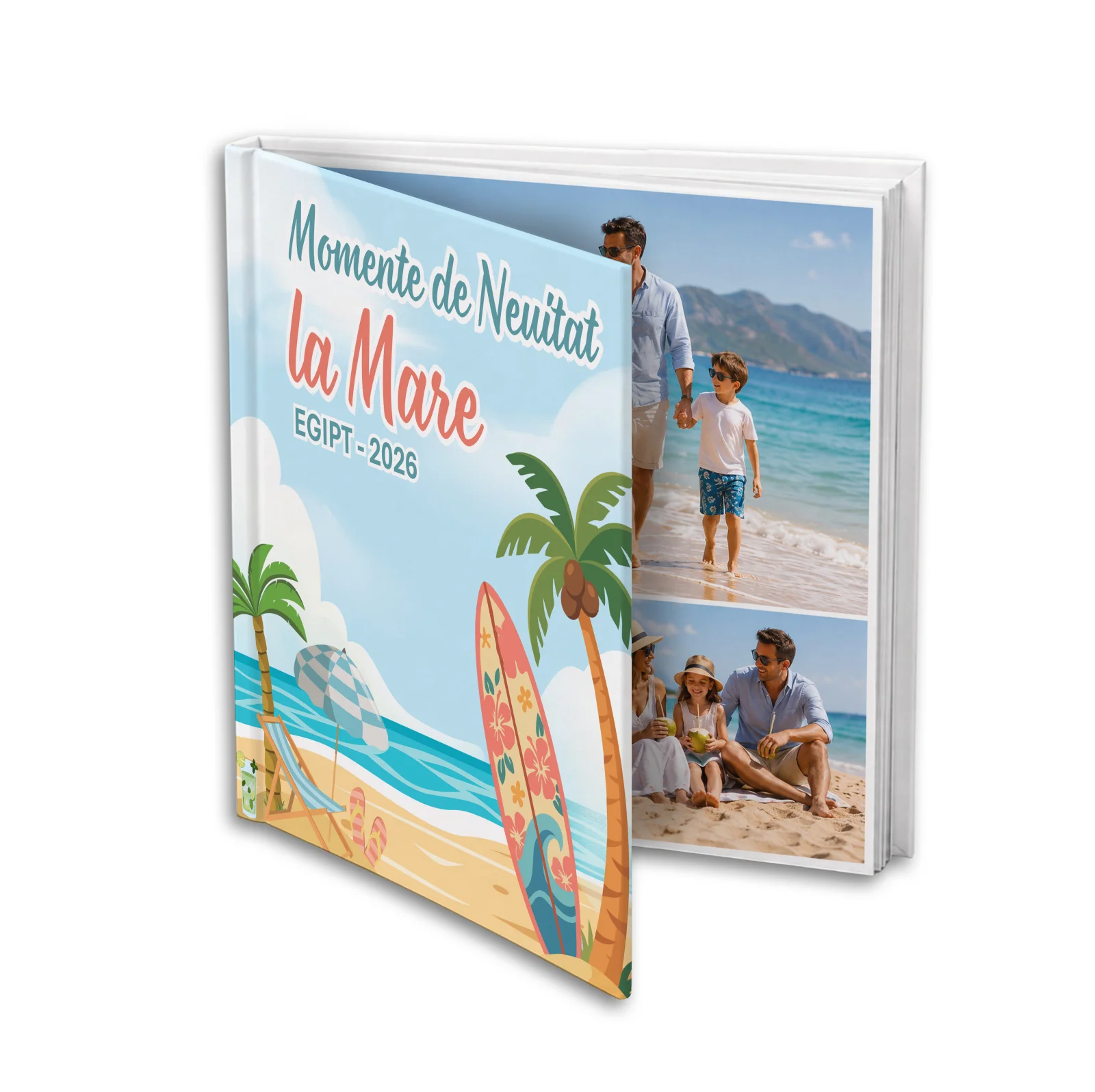 Album foto de vacanță la mare – Momente de neuitat la mare- Patrat