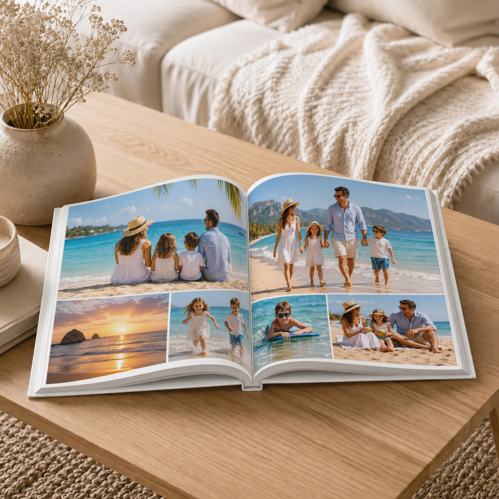 Album foto de vacanță la mare – Vacanta noastra în- Pătrat