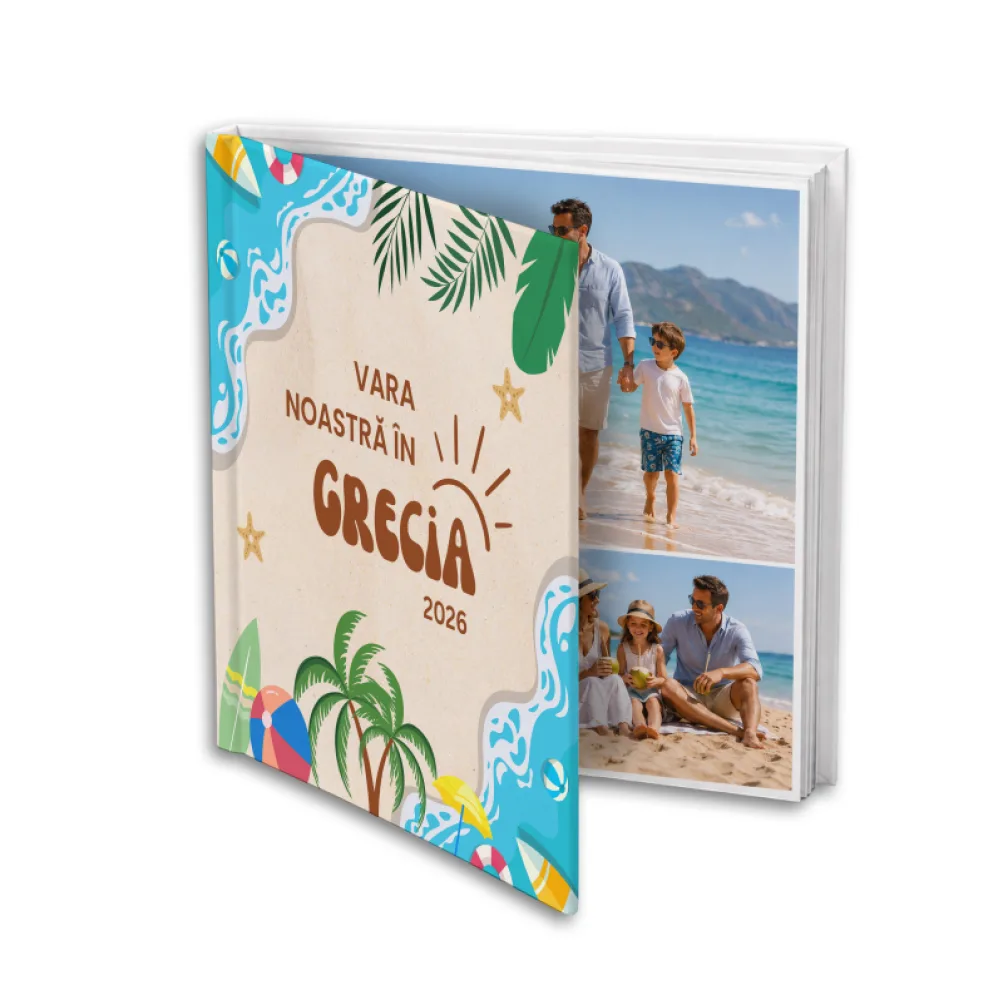 Album foto de vacanță la mare – Vacanta noastra în- Pătrat