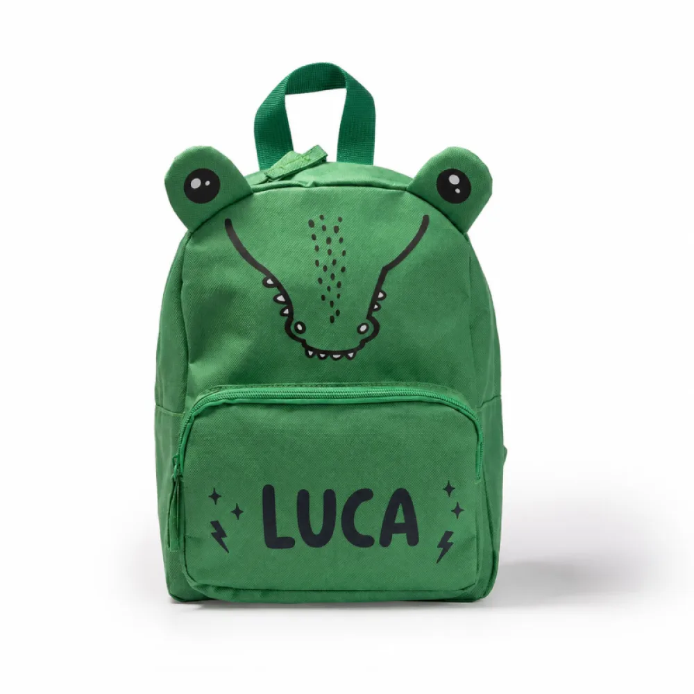 Rucsac personalizat pentru copii Crocodil - Zooni