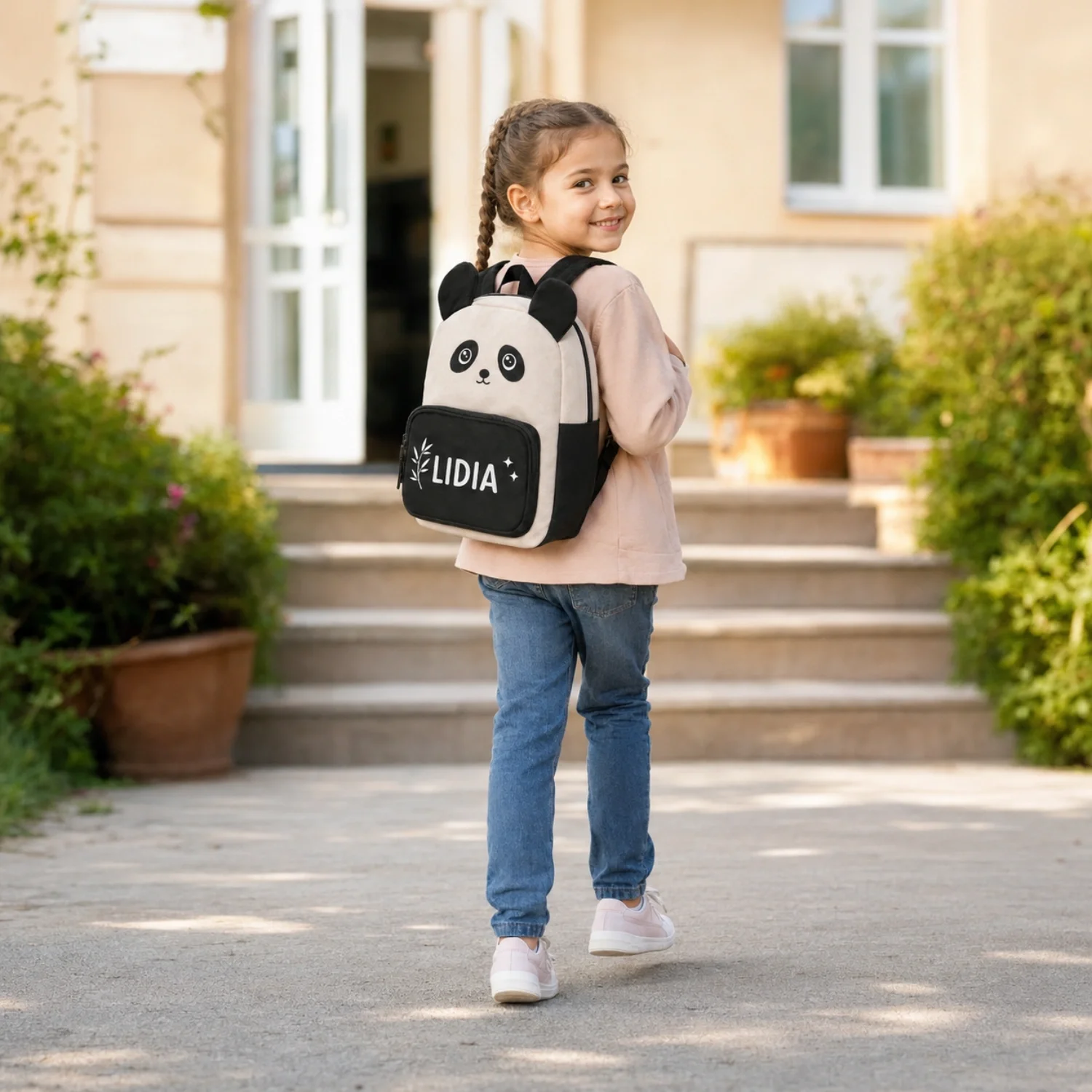 Rucsac personalizat pentru copii Panda - Zooni