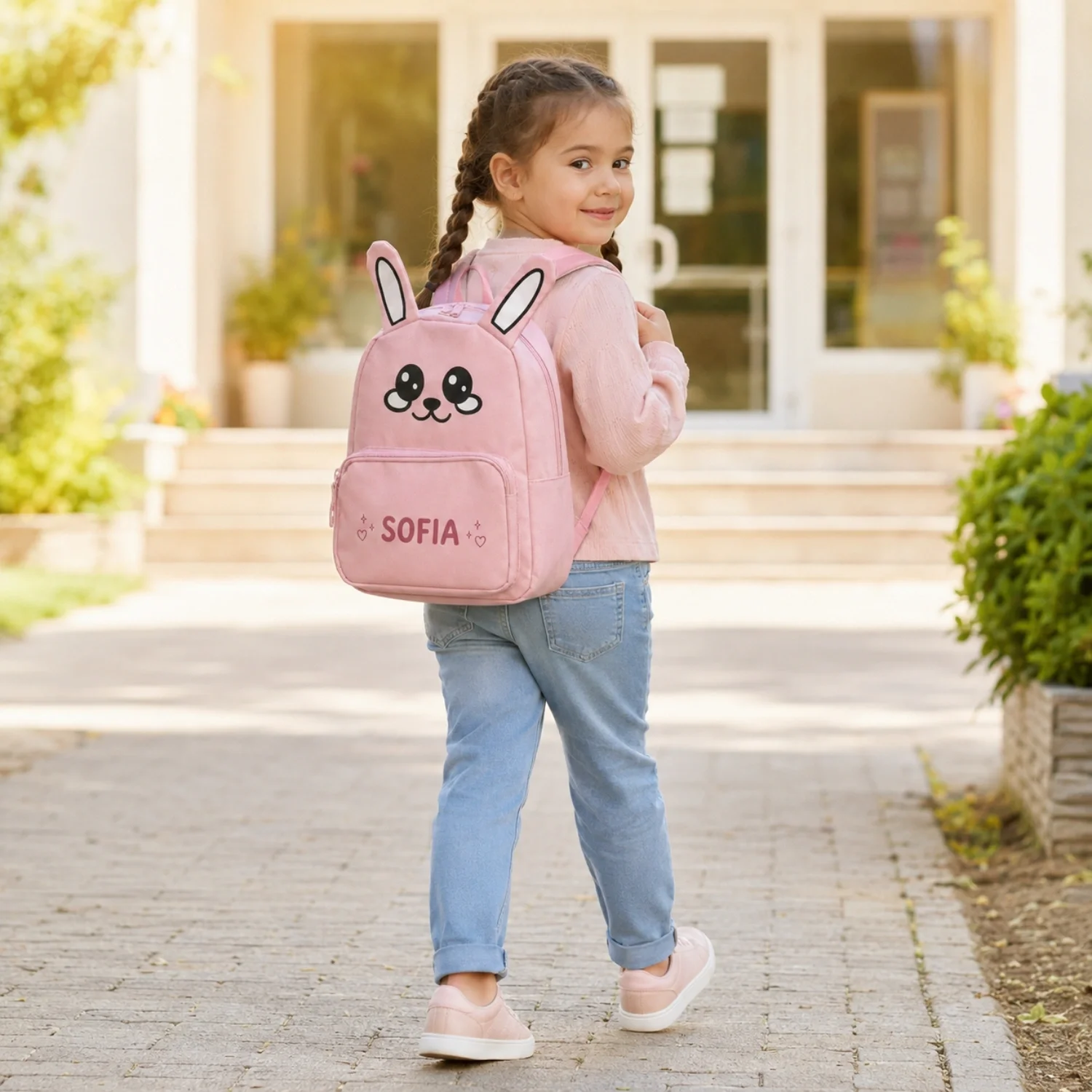 Rucsac personalizat pentru copii Iepure - Zooni