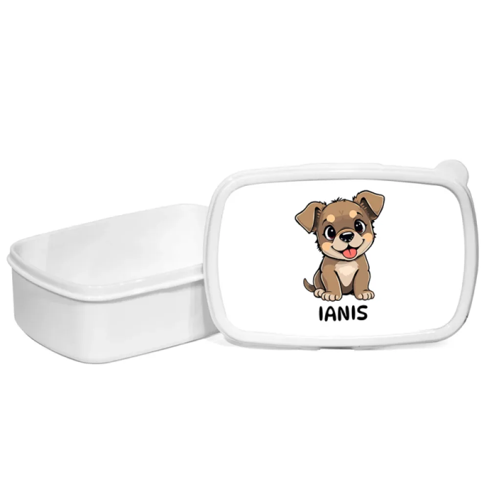 Cutie pentru prânz personalizată pentru copii Cățel - Minini