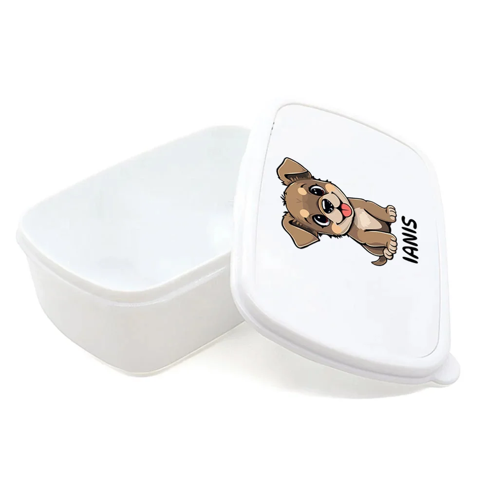 Cutie pentru prânz personalizată pentru copii Cățel - Minini