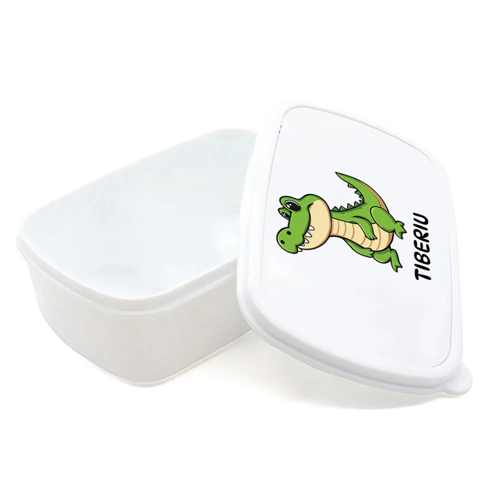 Cutie pentru prânz personalizată pentru copii Crocodil - Minini