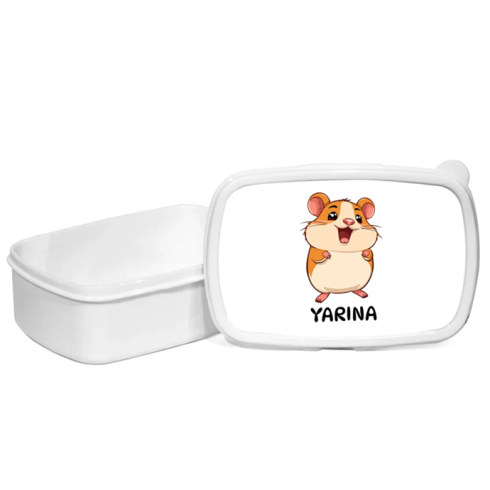 Cutie pentru prânz personalizată pentru copii Hamster - Minini