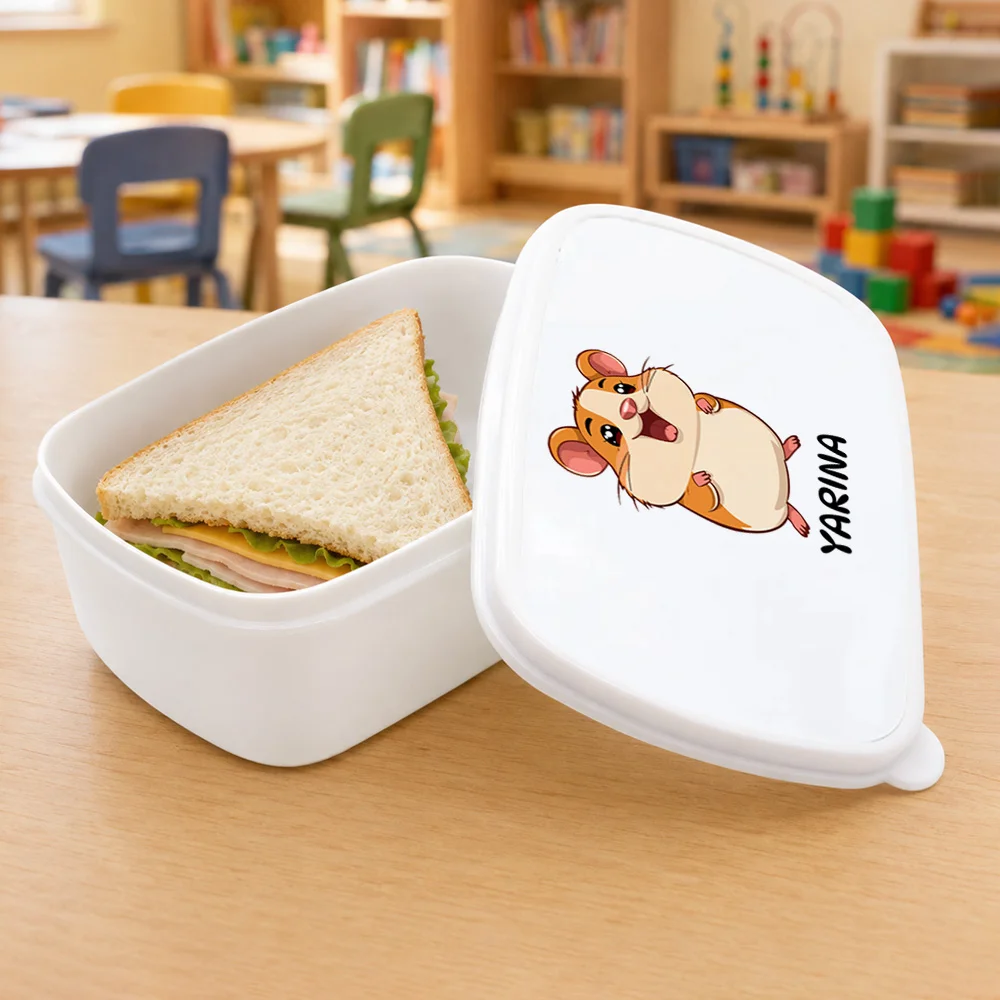 Cutie pentru prânz personalizată pentru copii Hamster - Minini