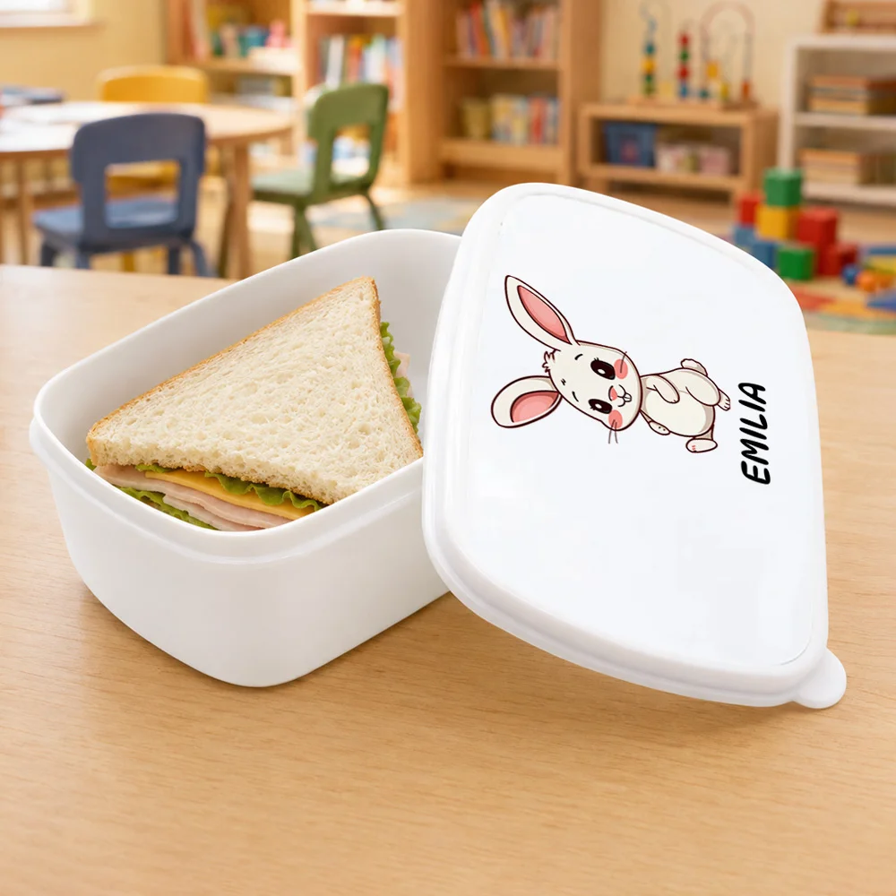 Cutie pentru prânz personalizată pentru copii Iepuraș - Minini
