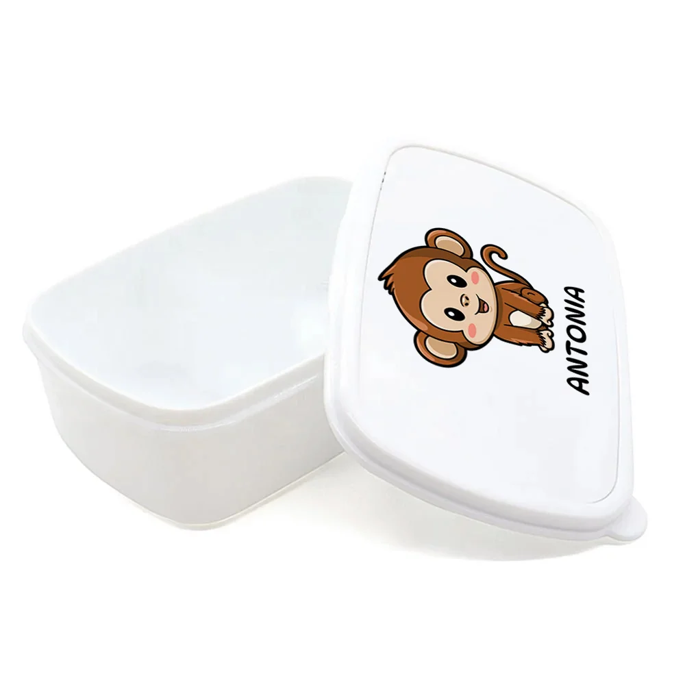 Cutie pentru prânz personalizată pentru copii Maimuță - Minini