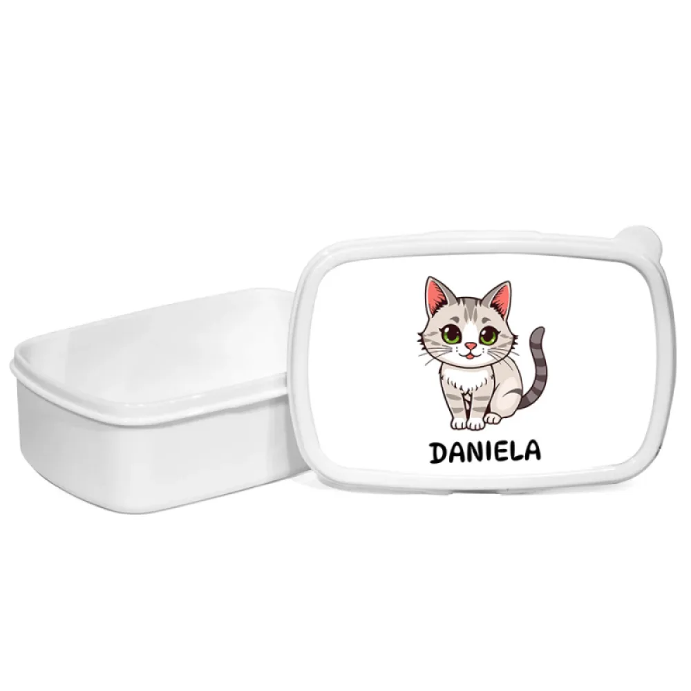 Cutie pentru prânz personalizată pentru copii Pisicuță - Minini