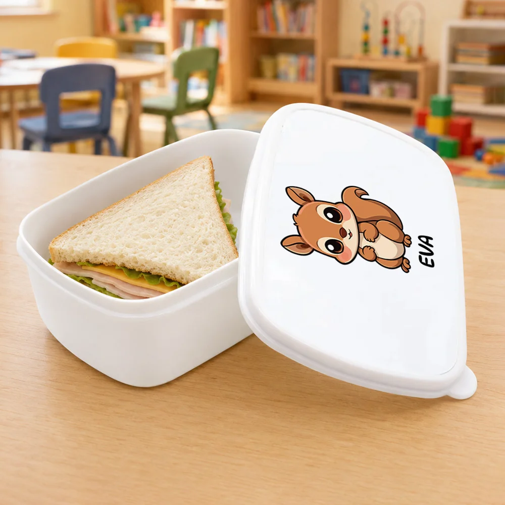 Cutie pentru prânz personalizată pentru copii Veveriță - Minini