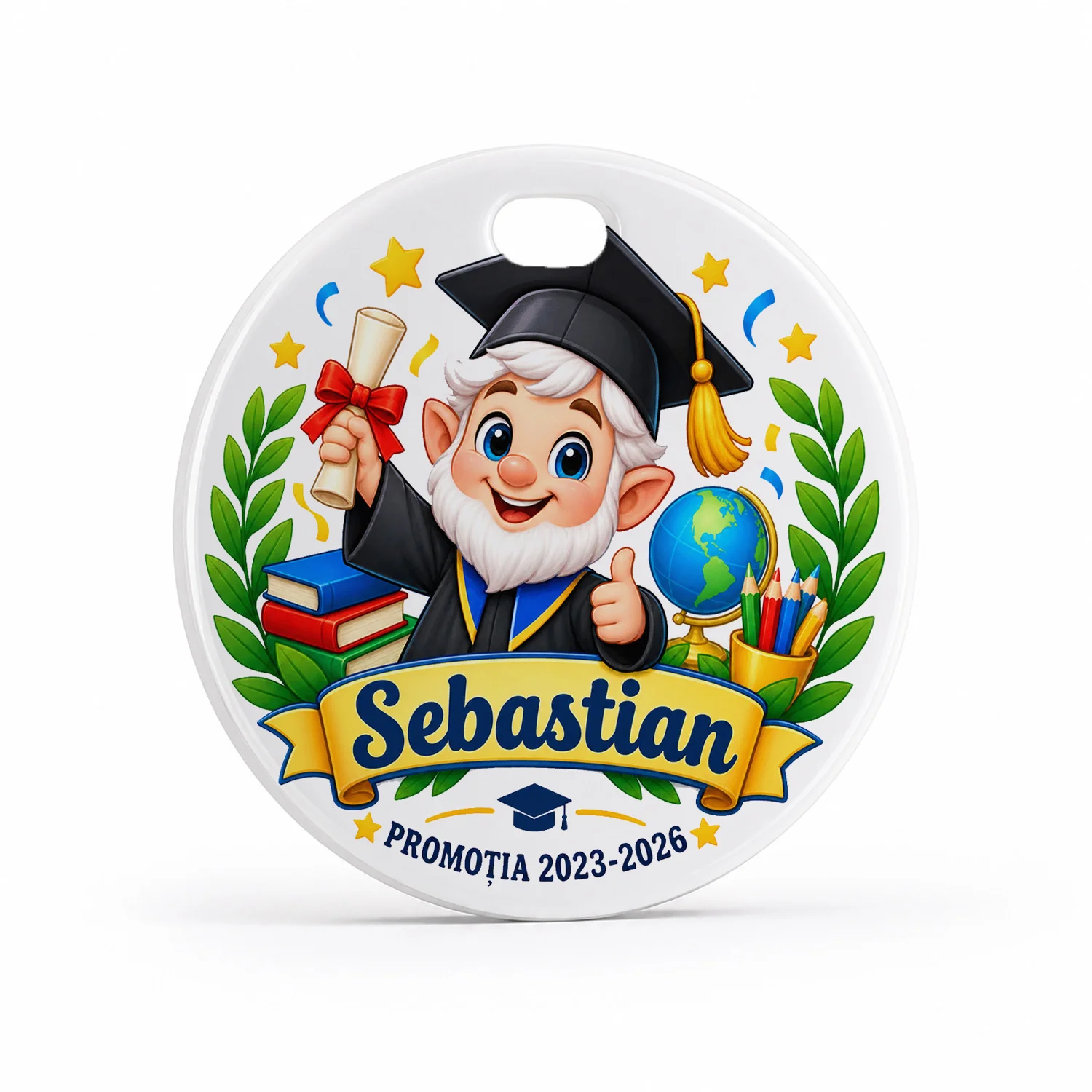 Medalie personalizată absolvire grădiniță – Pitic absolvent