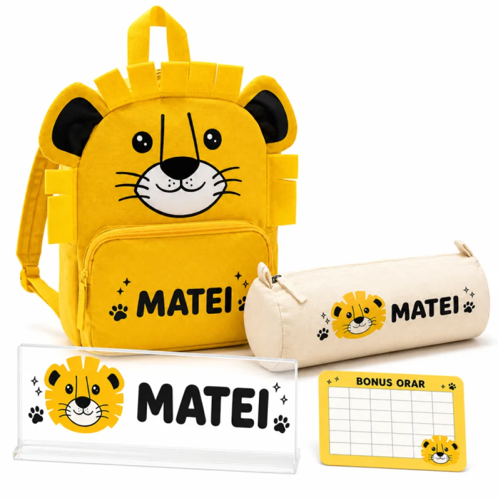 Set Prescolari personalizatLeu - Zooni