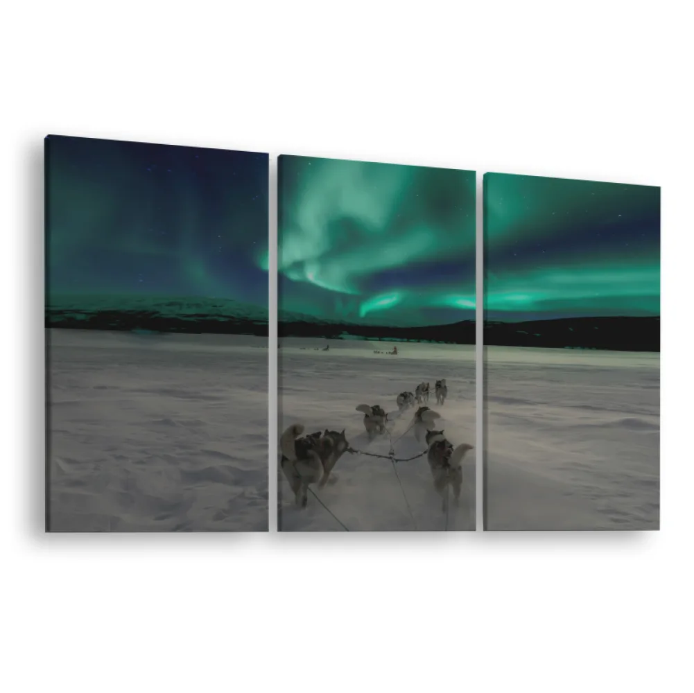 Tablou canvas 3 piese Aurora