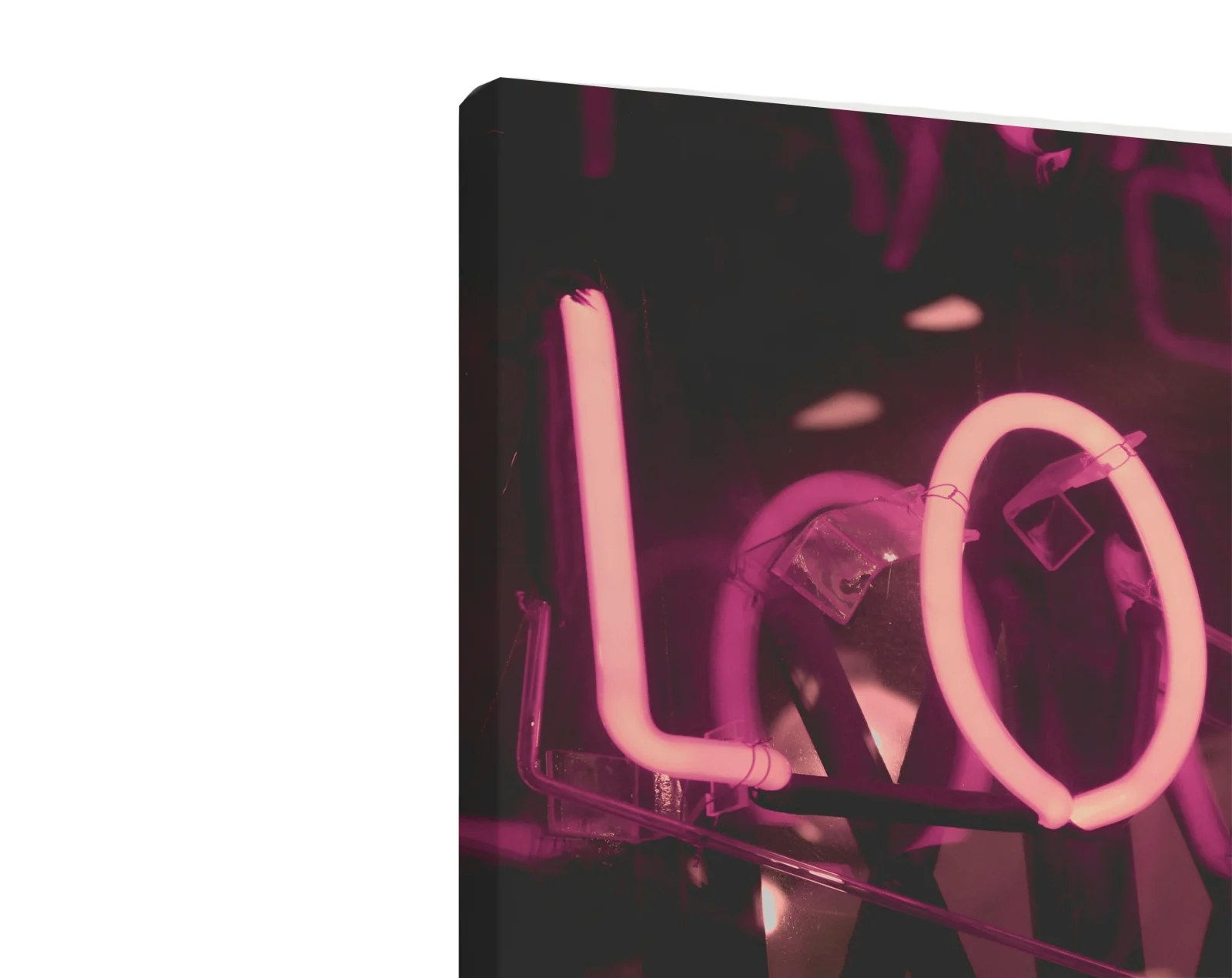 Tablou canvas orizontal Love Neon