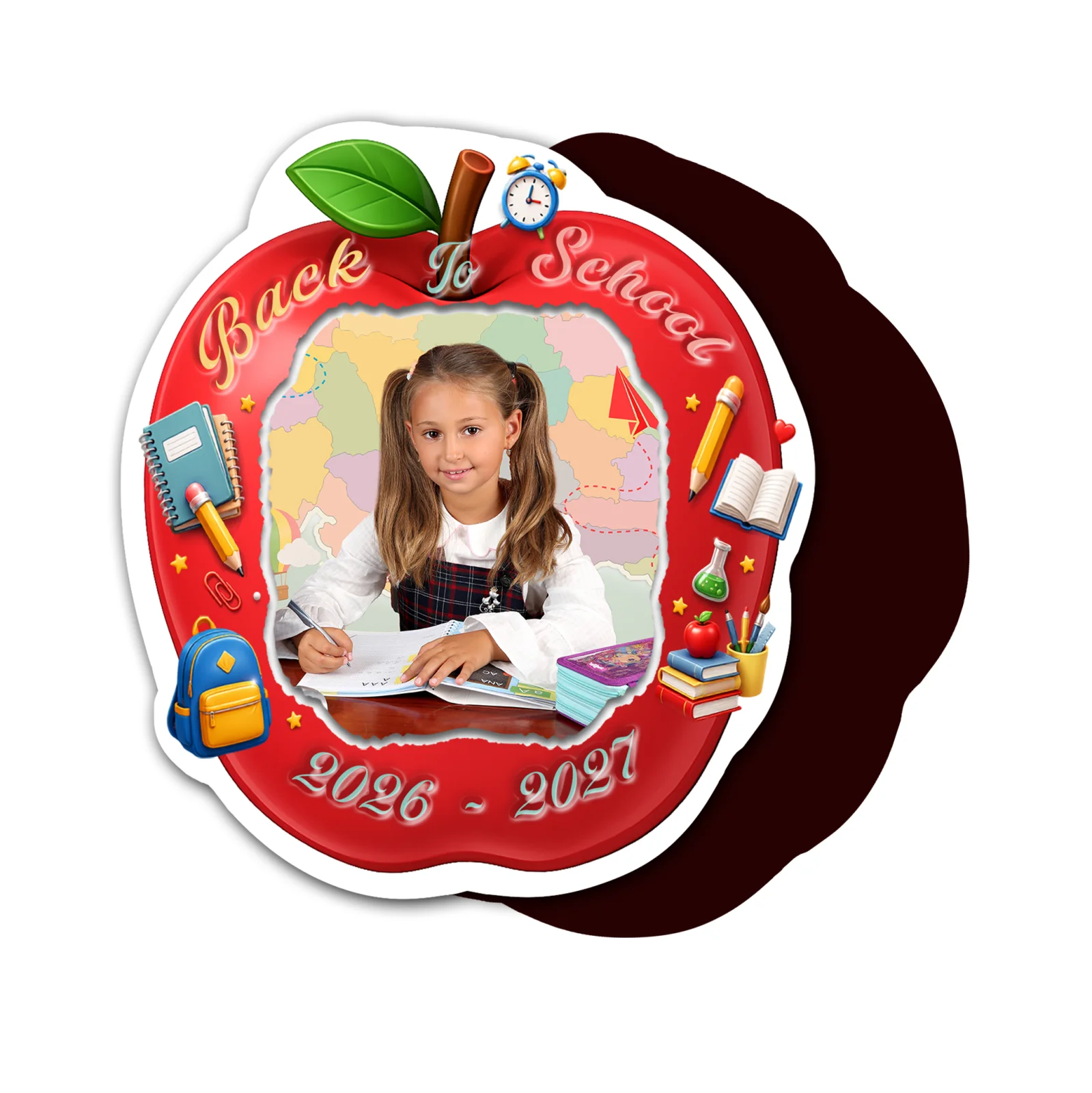 Magnet personalizat cu poză - Măr