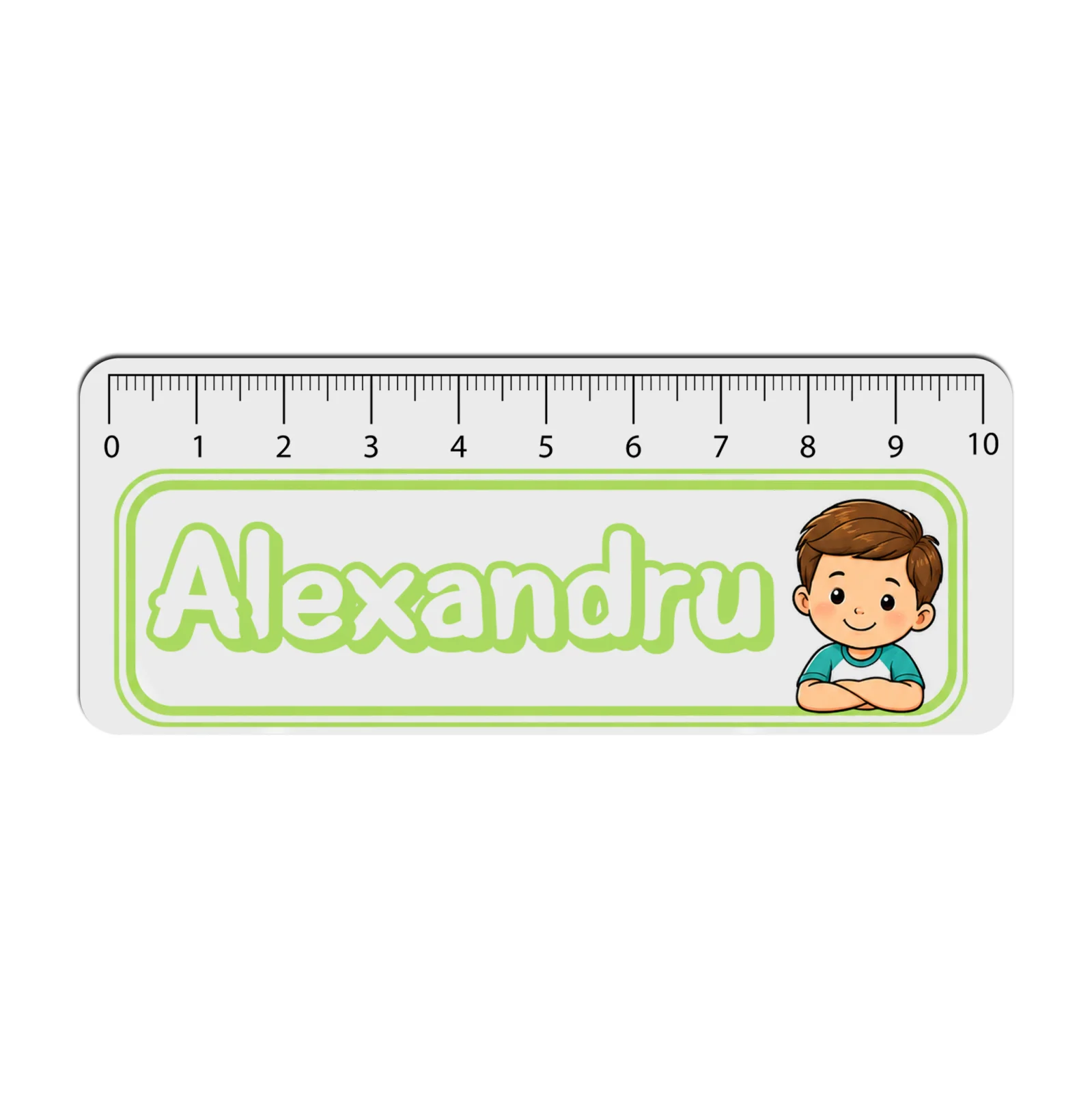 Riglă liniară personalizată Băiat brunet - New Start