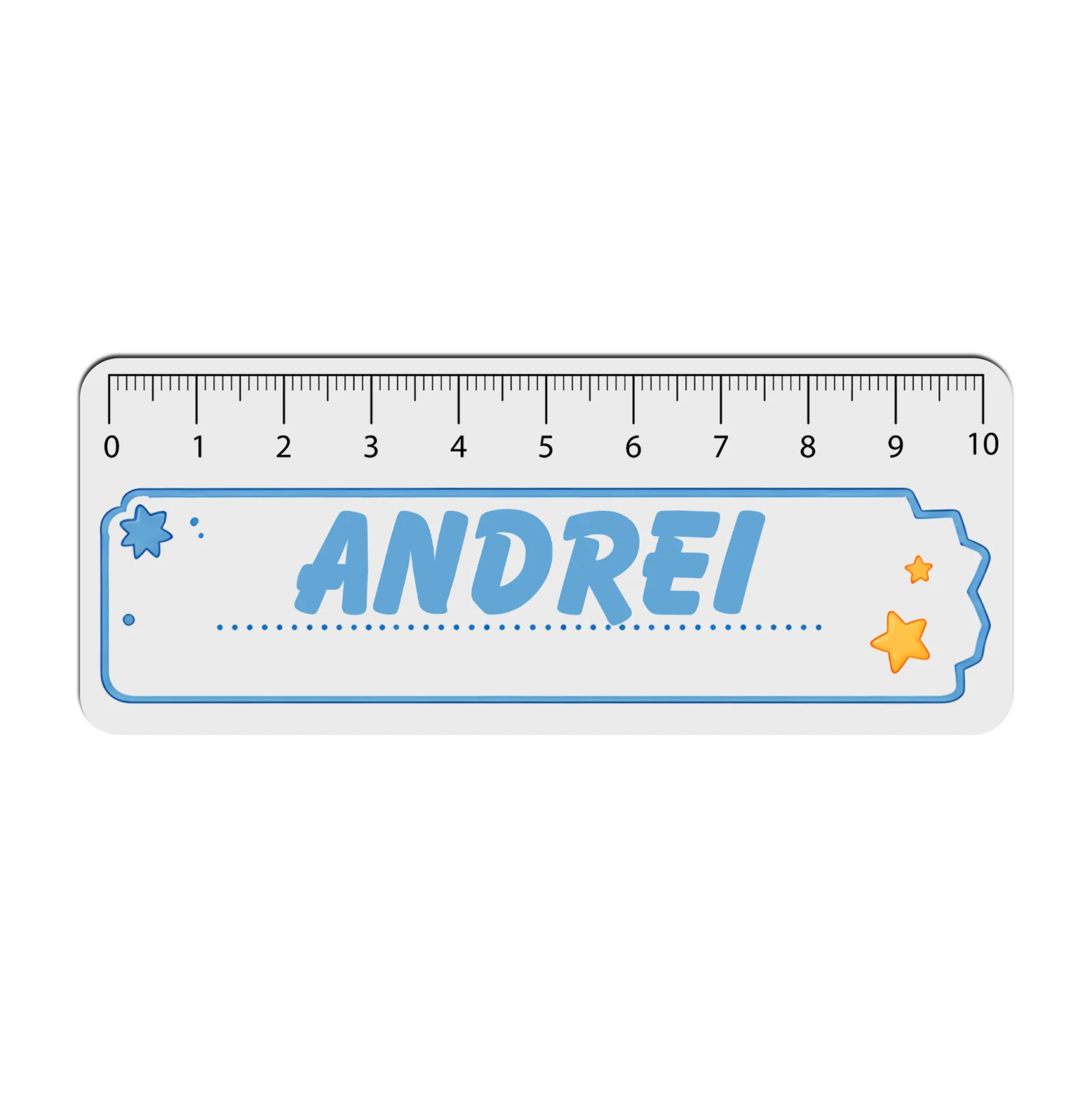 Riglă liniară personalizată Stea - Back to School