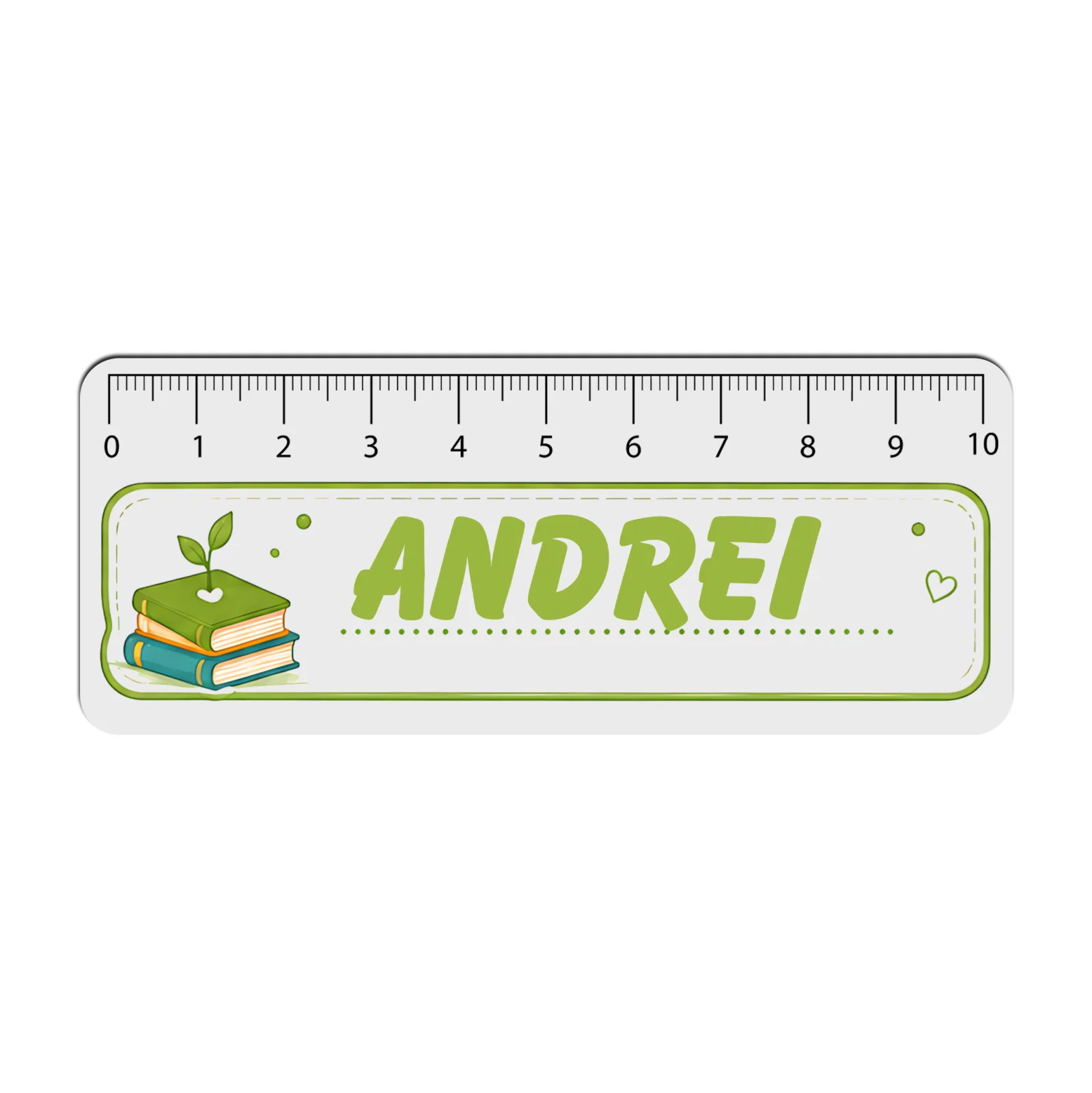 Riglă liniară personalizată Cărți - Back to School