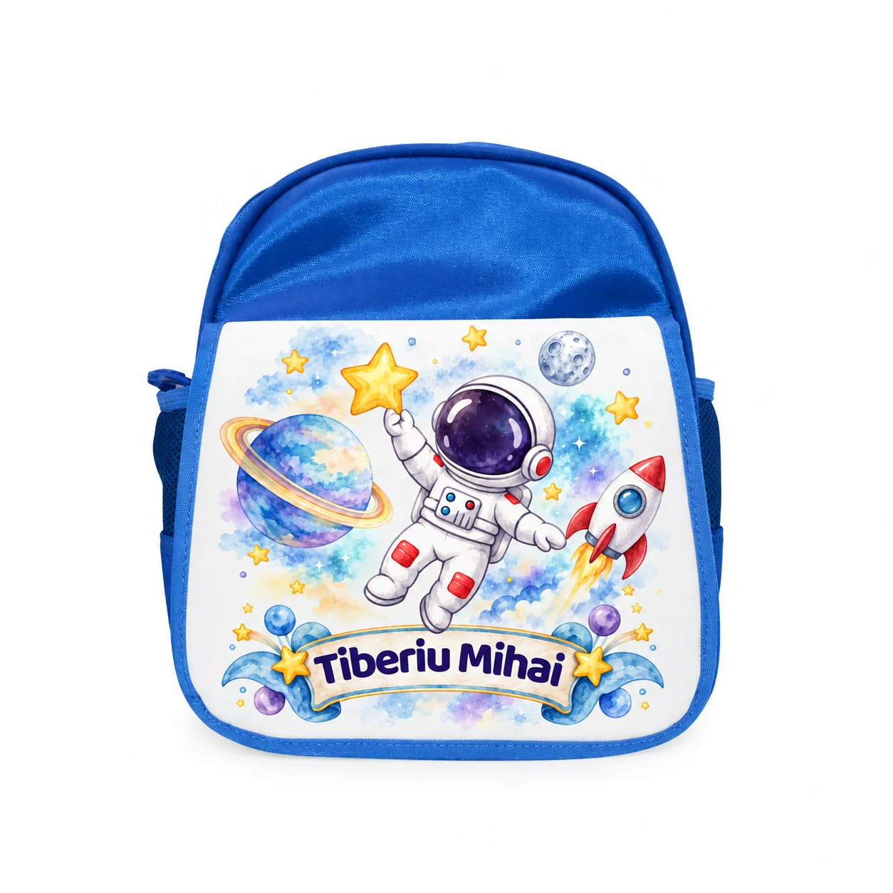 Rucsac personalizat cu nume – Explorator Spațial
