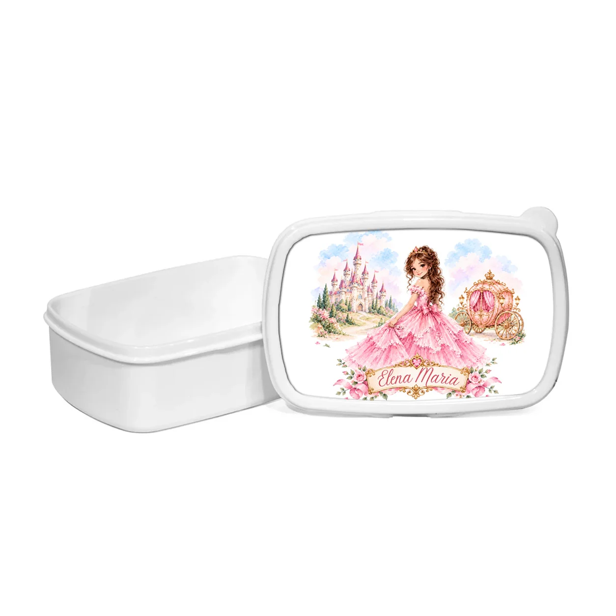 Cutie pentru prânz personalizată cu nume – Prințesă de Poveste