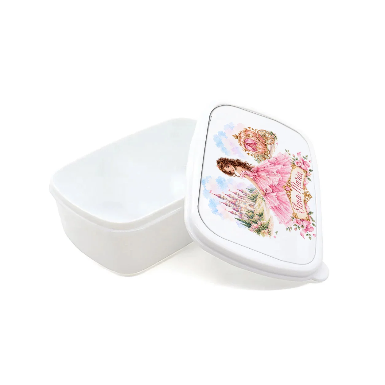 Cutie pentru prânz personalizată cu nume – Prințesă de Poveste