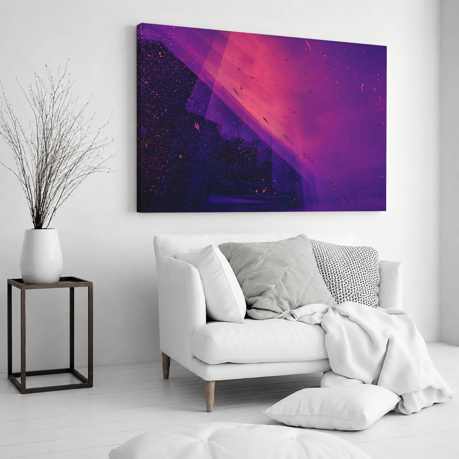 Tablou canvas orizontal Abstract Purple