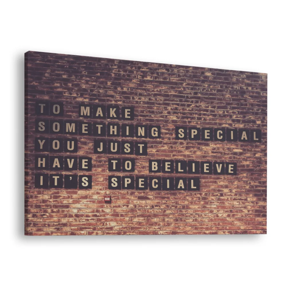 Tablou canvas orizontal Have to Belive