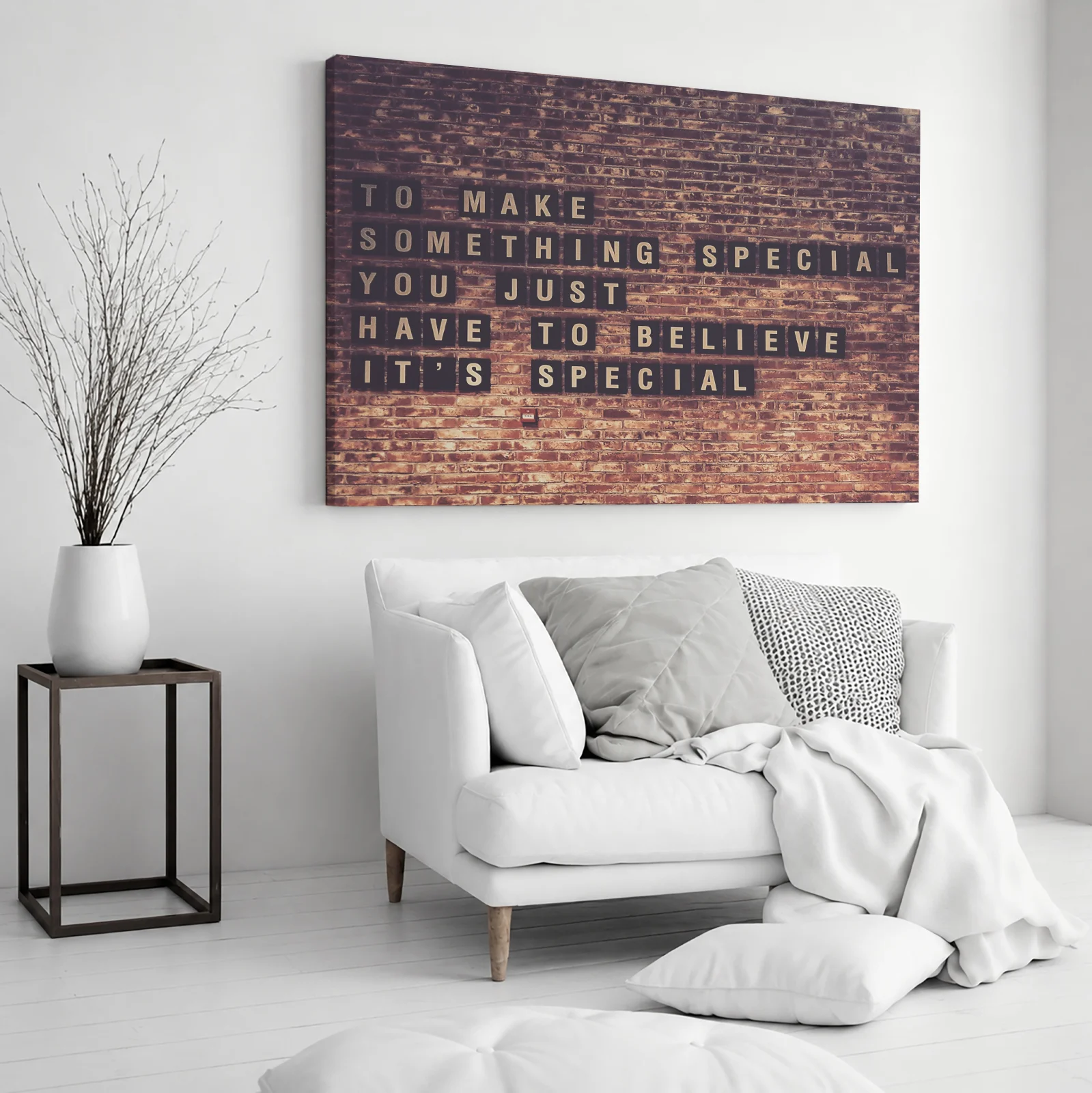 Tablou canvas orizontal Have to Belive
