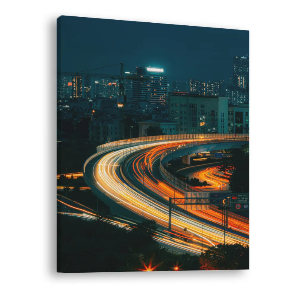 Tablou canvas vertical City Streaks