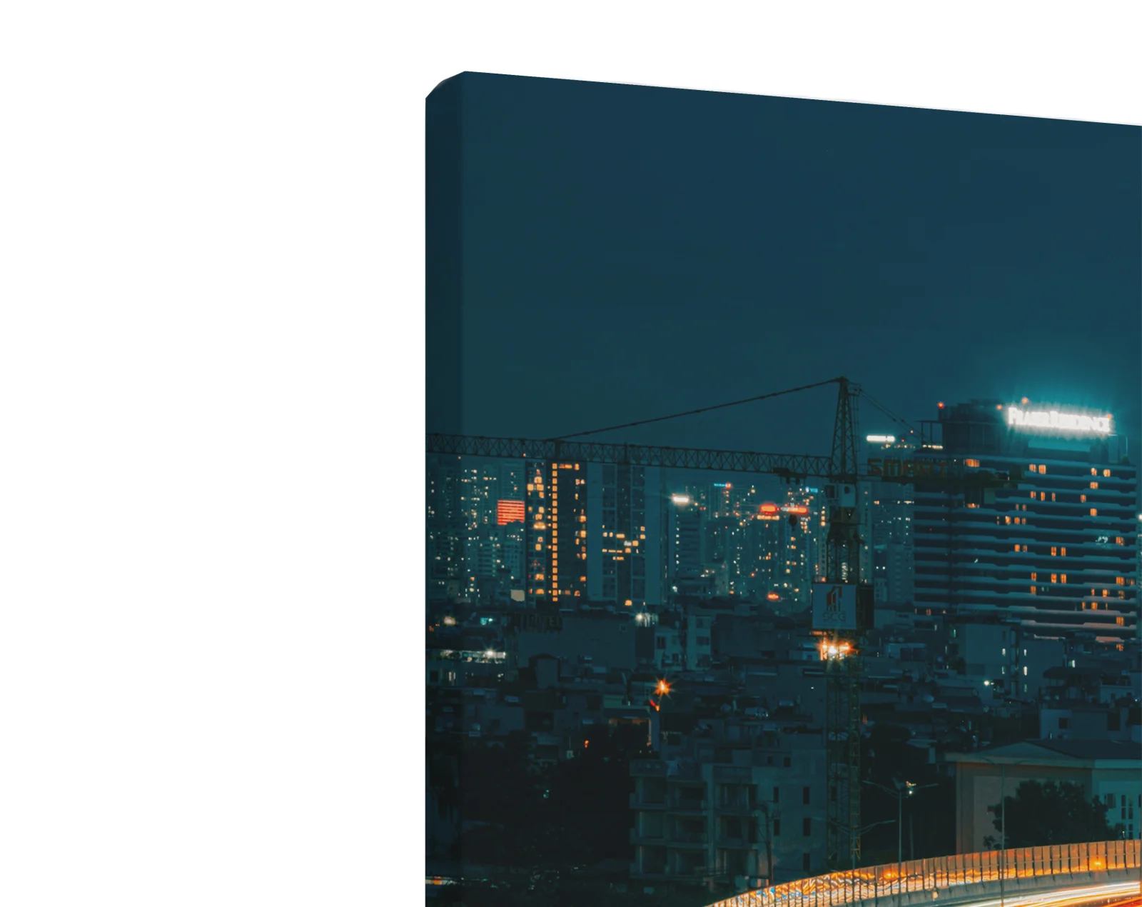 Tablou canvas vertical City Streaks