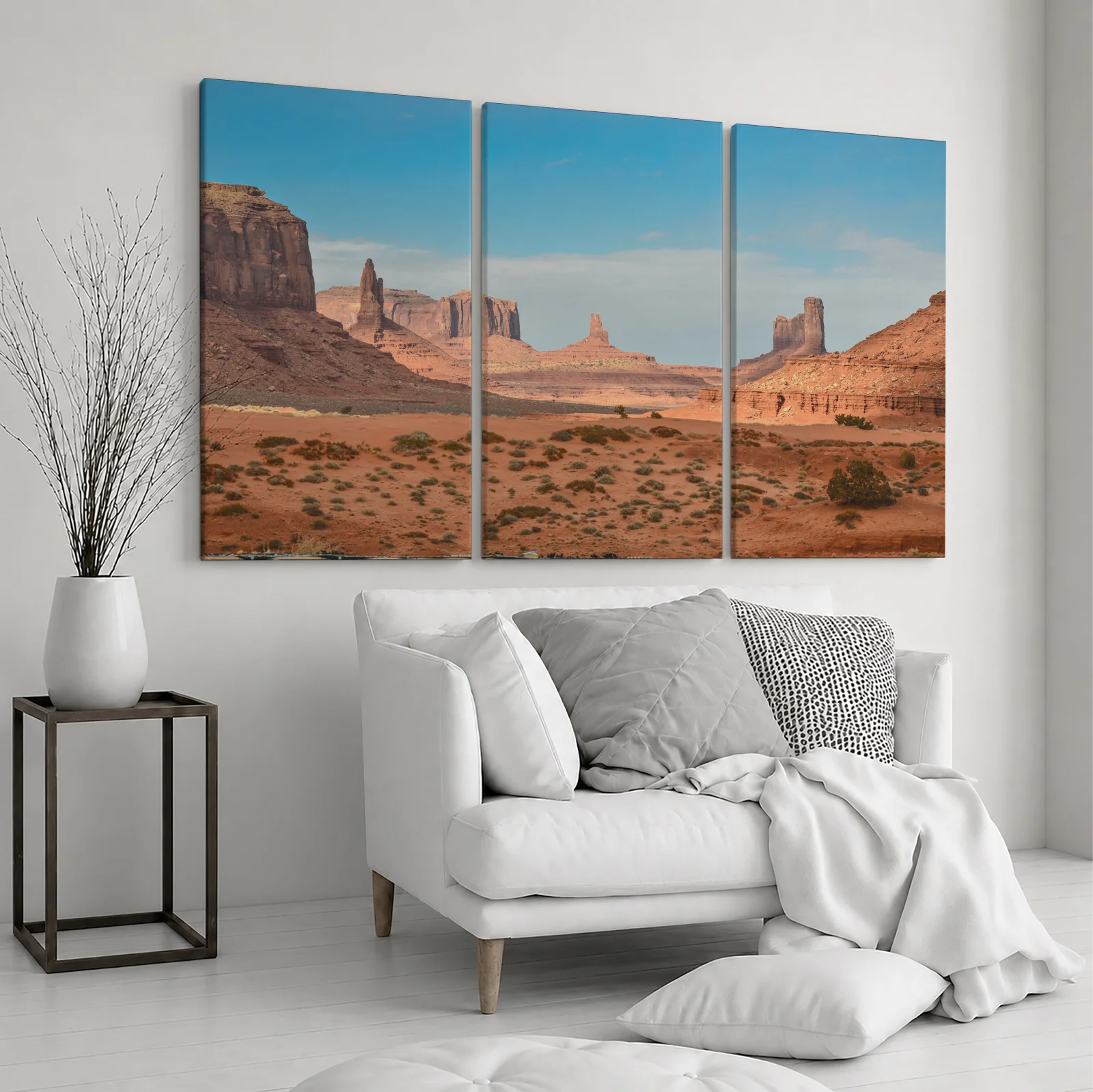 Tablou canvas 3 piese Desert
