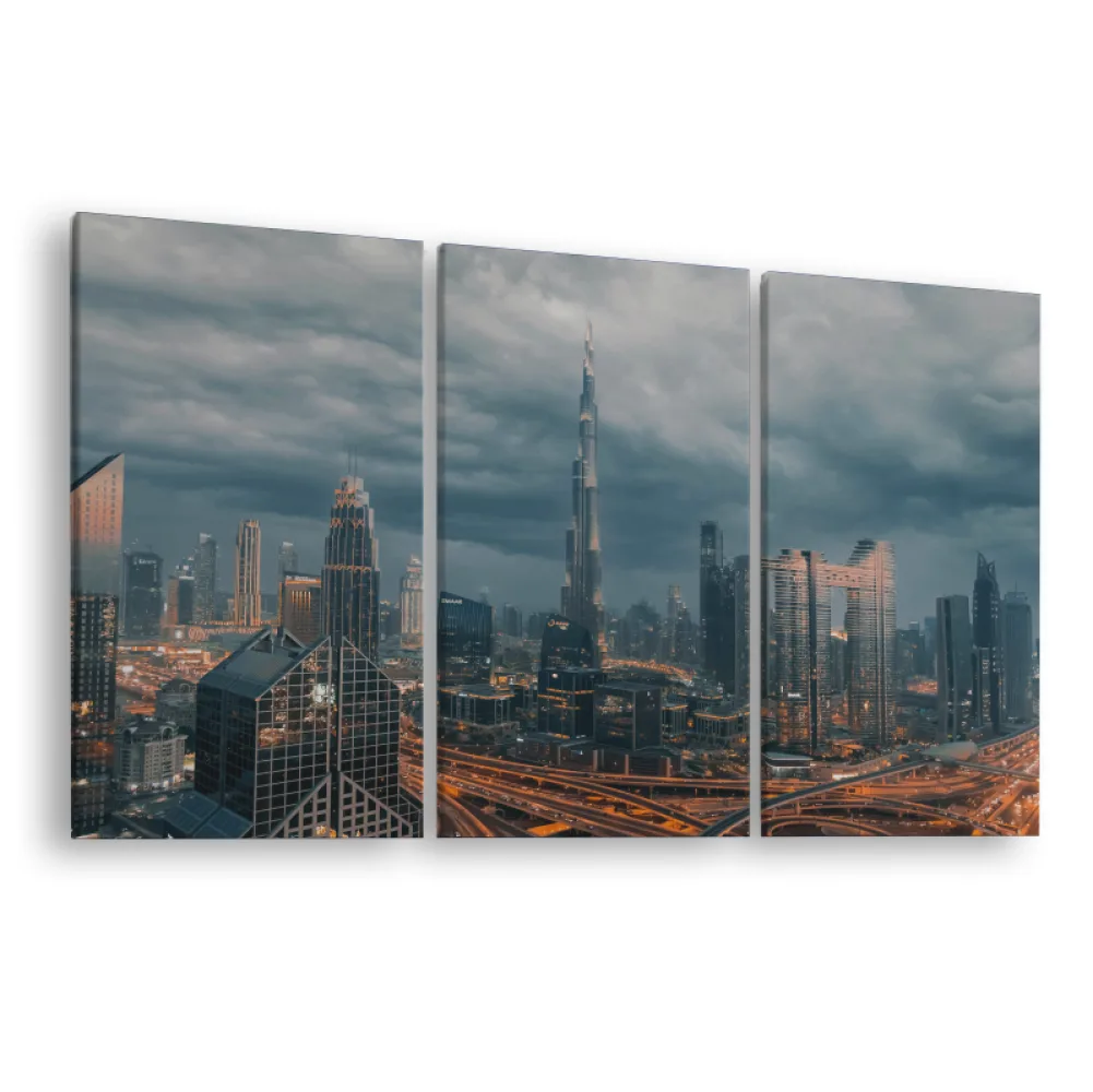 Tablou canvas 3 piese Dubai