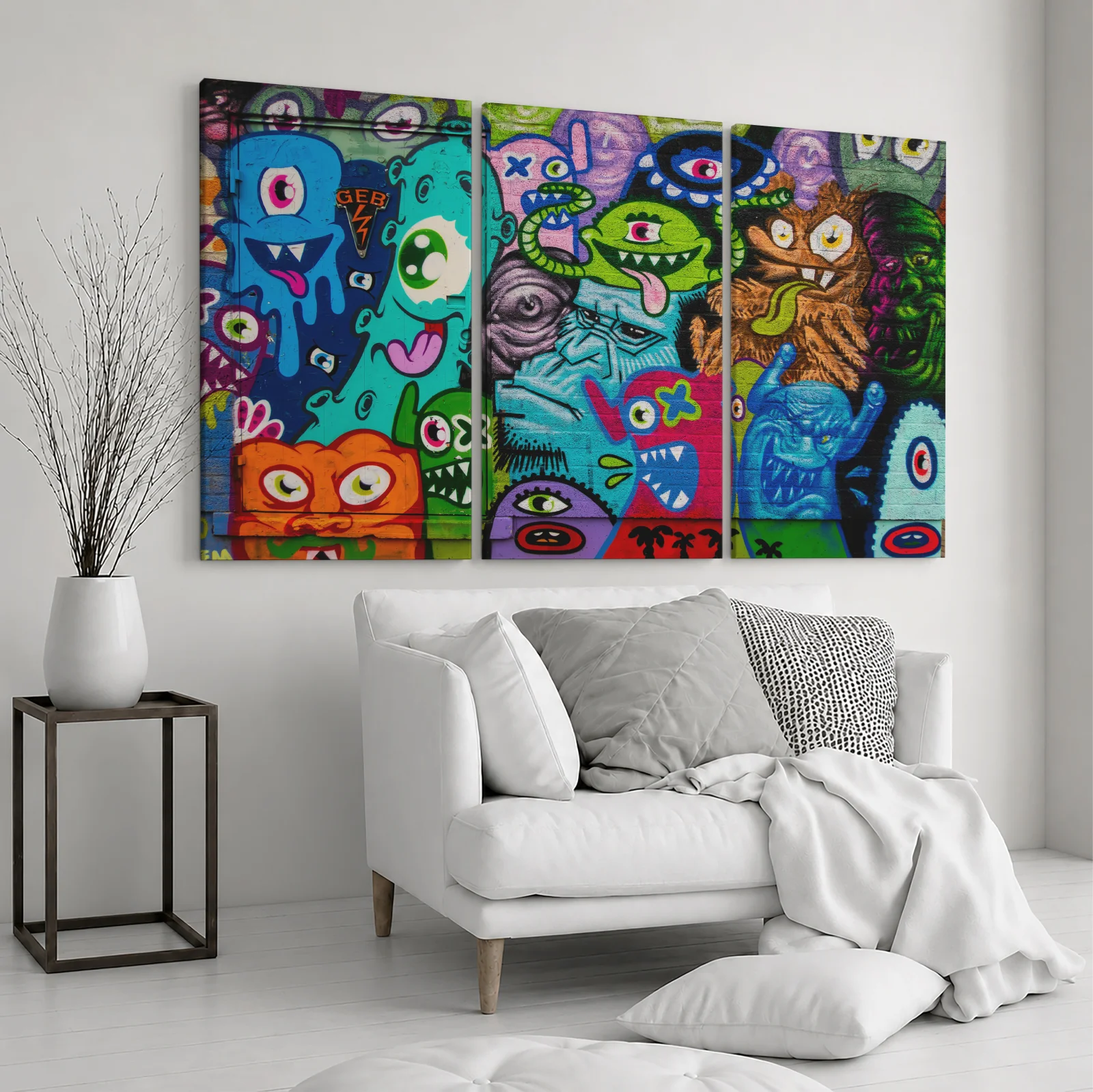 Tablou canvas 3 piese Forest