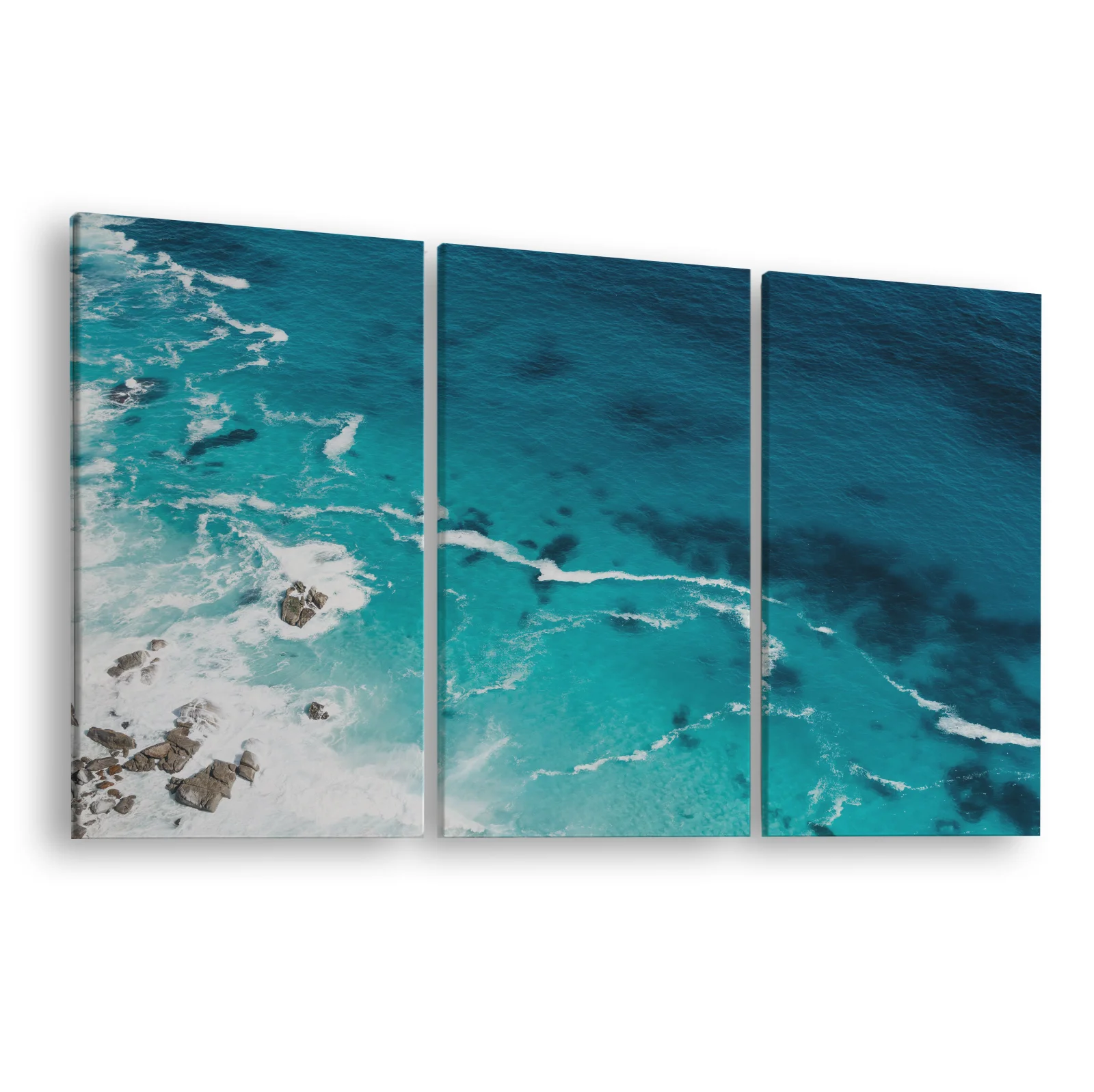 Tablou canvas 3 piese Ocean