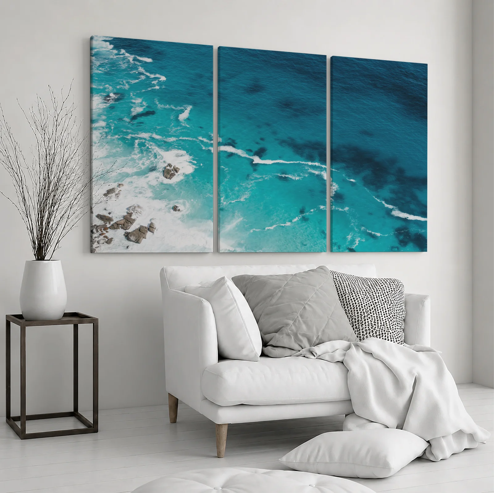 Tablou canvas 3 piese Ocean