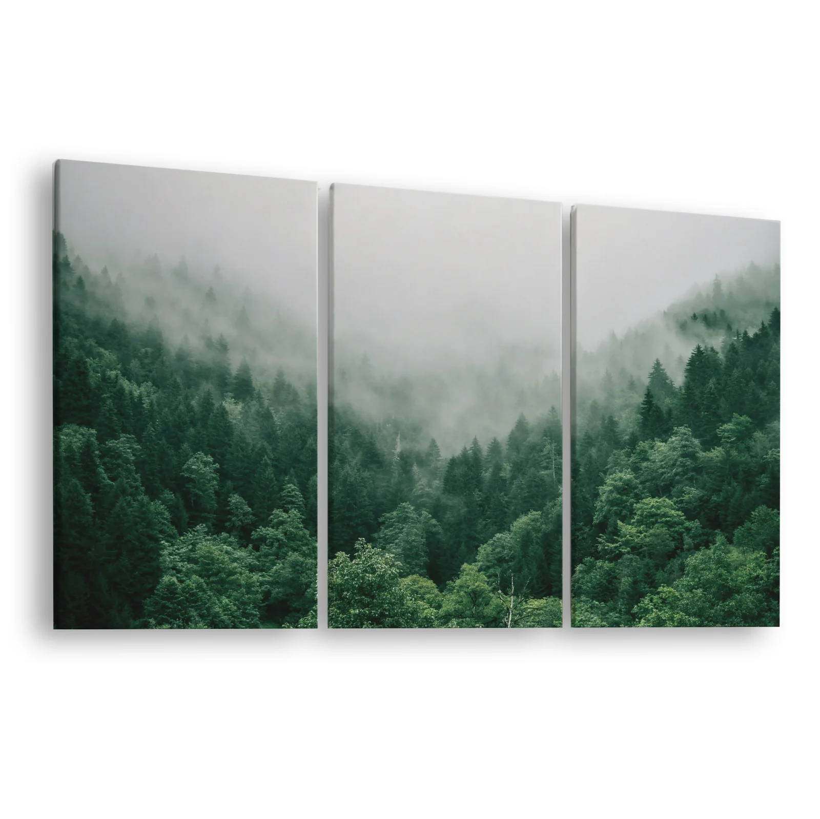 Tablou canvas 3 piese Pădure