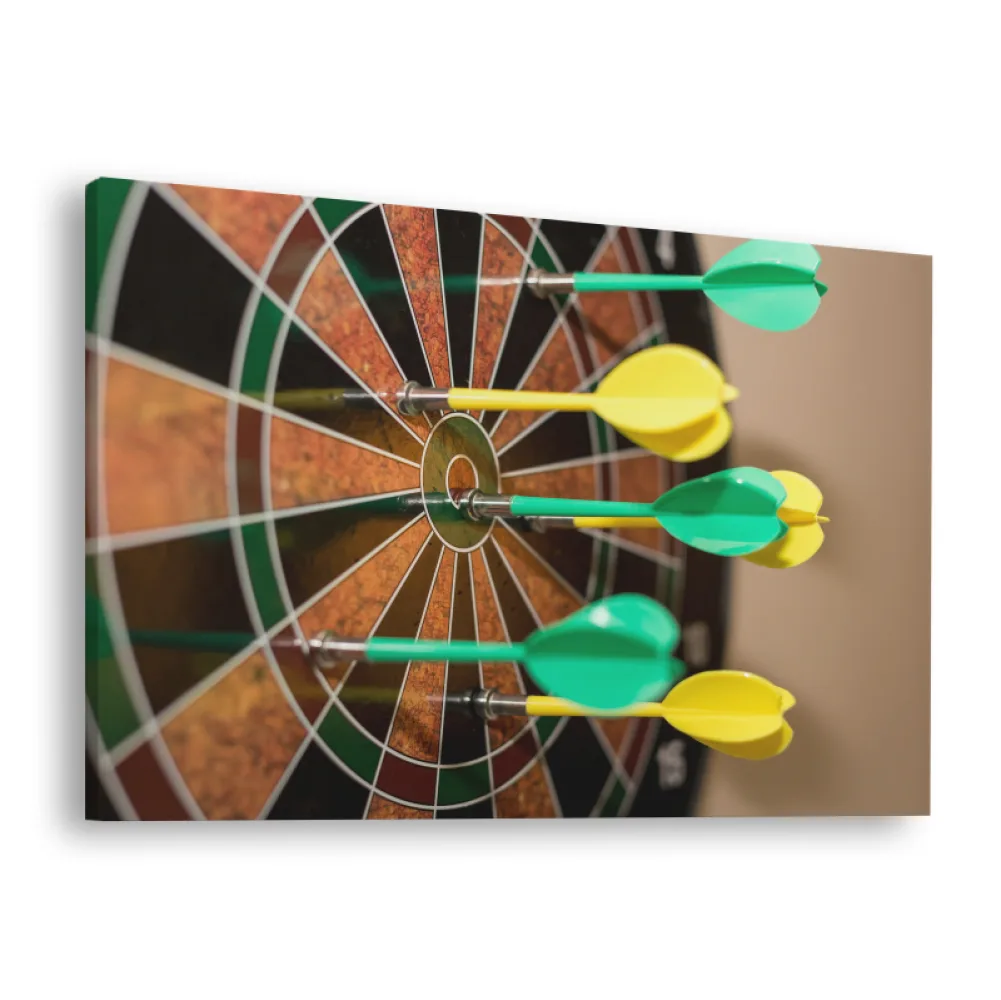 Tablou canvas orizontal Darts