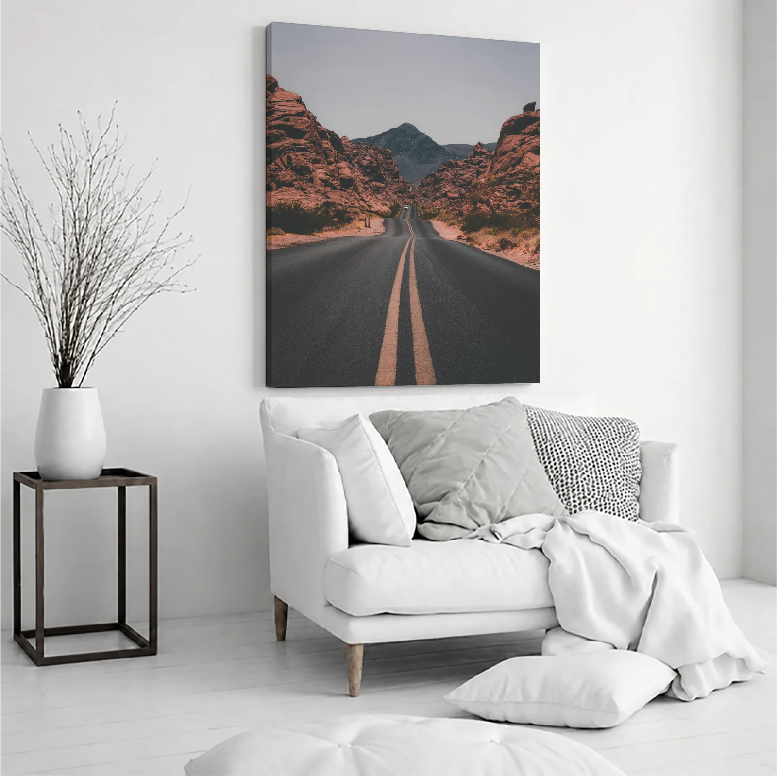 Tablou canvas vertical Desert Road