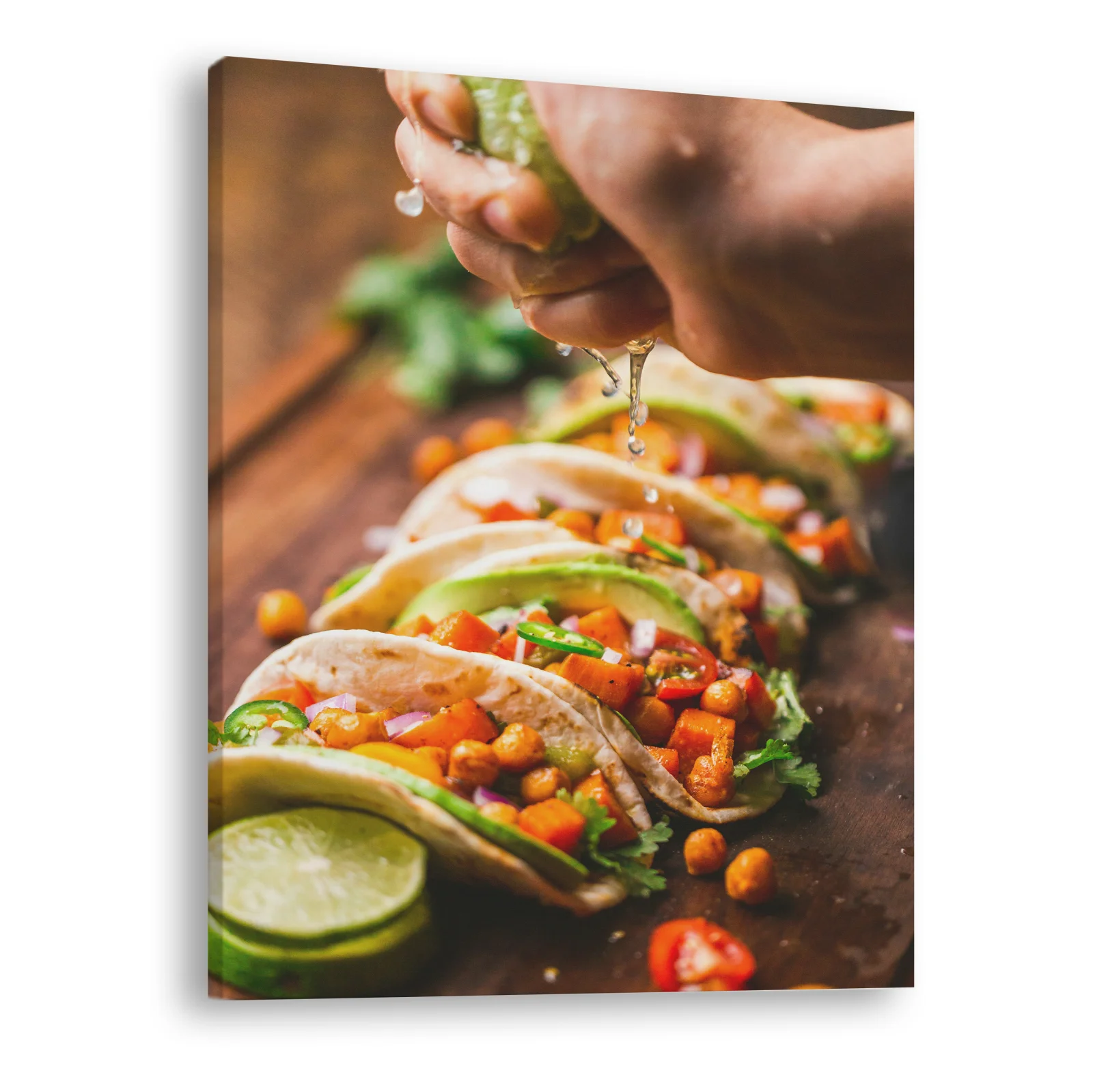 Tablou canvas vertical Tacos