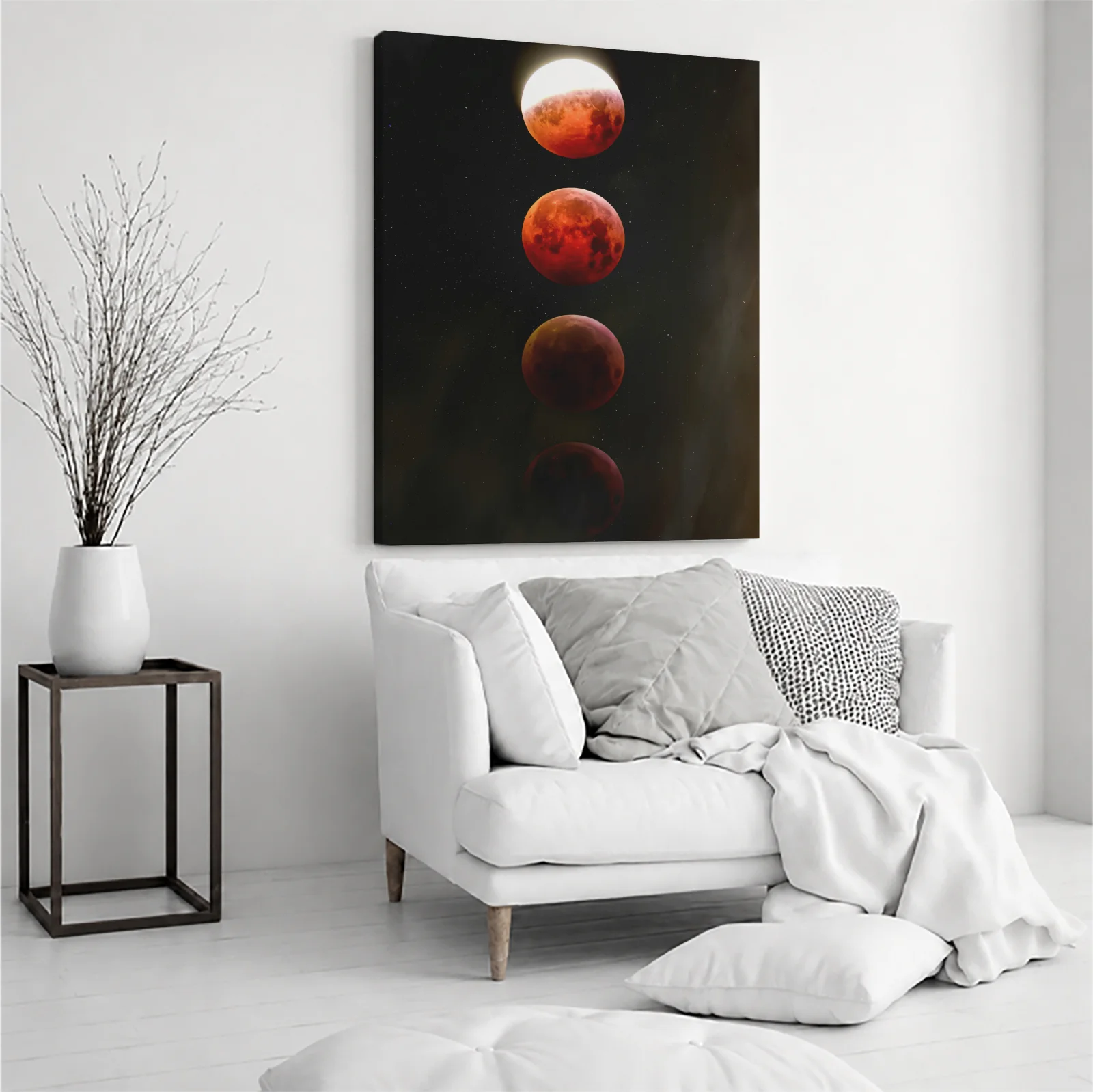 Tablou canvas vertical Moon Phases
