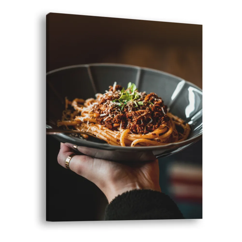 Tablou canvas vertical Pasta